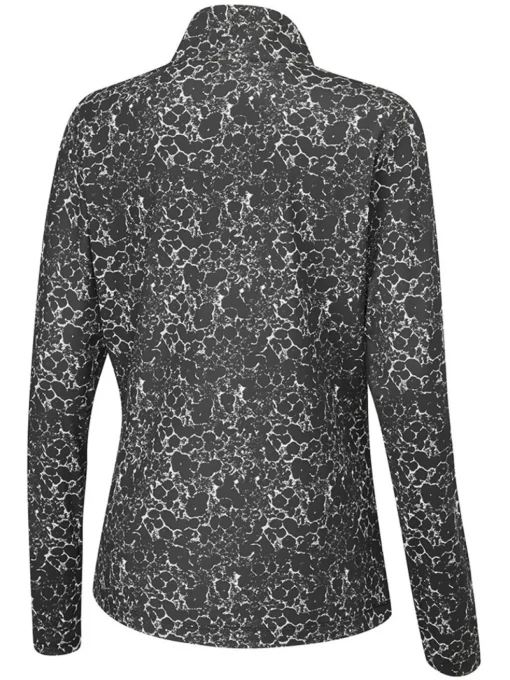 Ping Women'S Lois Printed Long Sleeve Polo - Black Multi