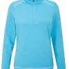 Ping Women'S Sonya Half Zip Fleece - Laguna