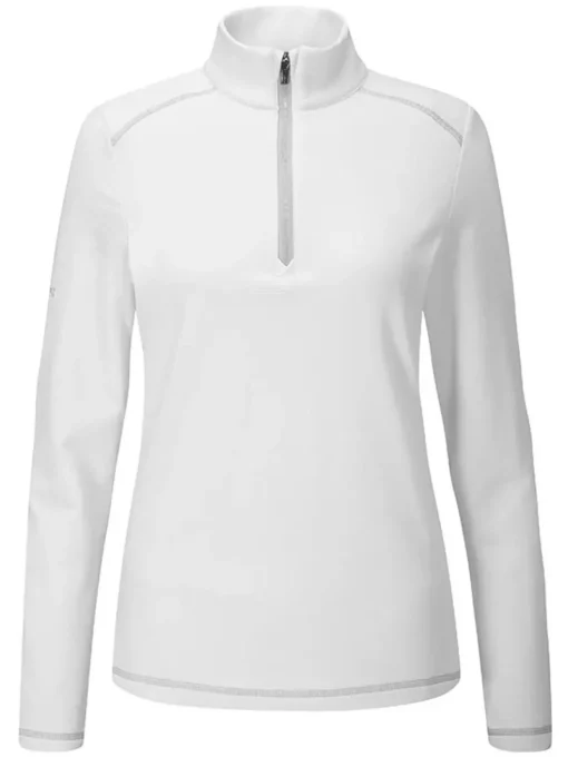 Ping Women'S Sonya Half Zip Fleece - White