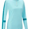 Ping Women'S Tamara Long Sleeve Polo - Aquatic/Scuba Blue