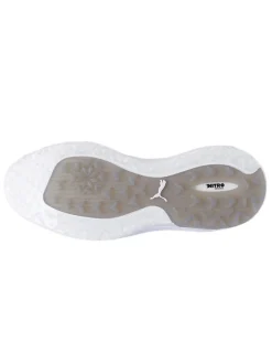 Puma Alphacat Nitro Golf Shoes - Puma White/Flat Light Grey/Puma Silver