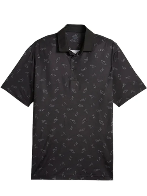 Puma Cloudspun Echo Golf Polo - Puma Black
