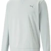 Puma Cloudspun Heather Golf Sweatshirt - High Rise Heather