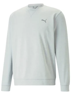 Puma Cloudspun Heather Golf Sweatshirt - High Rise Heather