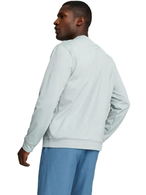 Puma Cloudspun Heather Golf Sweatshirt - High Rise Heather