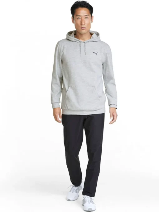 Puma Cloudspun Progress Golf Hoodie - High Rise Heather