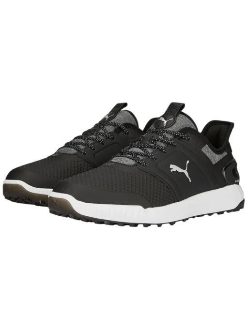 Puma Ignite Elevate Wide Golf Shoes - Puma Black/Puma Silver