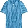 Puma Jr Boy'S Mattr Palms Golf Polo - Regal Blue/Navy Blazer