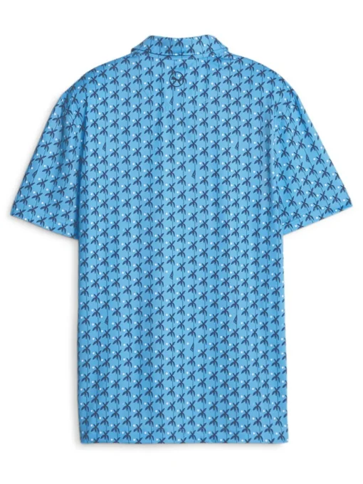 Puma Jr Boy'S Mattr Palms Golf Polo - Regal Blue/Navy Blazer