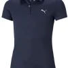 Puma Jr Girls Essential Golf Polo - Navy Blazer