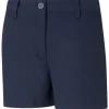 Puma Jr Girls Golf Shorts - Navy Blazer