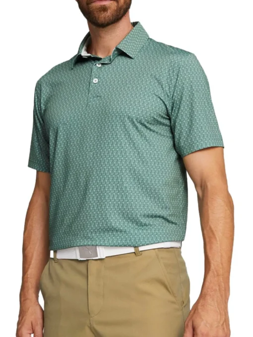 Puma Mattr G.O.A.T Polo - Eucalyptus/White Glow