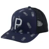Puma Pineapple Trucker P Cap - Navy Blazer/Flat Light Grey