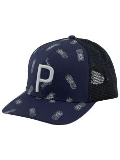 Puma Pineapple Trucker P Cap - Navy Blazer/Flat Light Grey