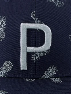 Puma Pineapple Trucker P Cap - Navy Blazer/Flat Light Grey