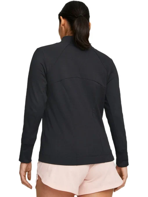 Puma Women'S Cloudspun Heather Full Zip Golf Jacket - Puma Black Heather
