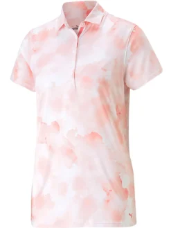 Puma Women'S Mattr Cloudy Golf Polo - Loveable