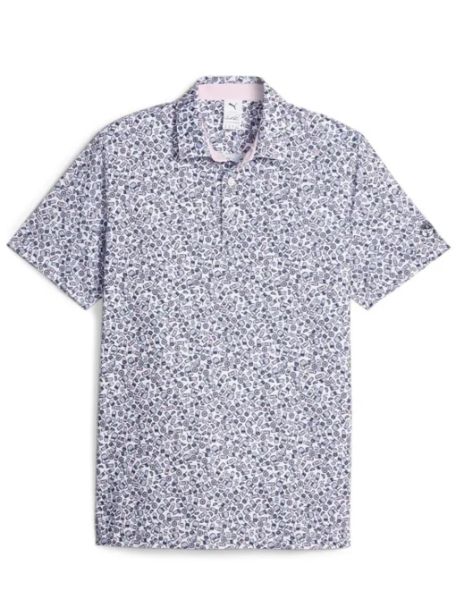 Puma X Arnold Mixer Polo - White Glow/Pale Pink