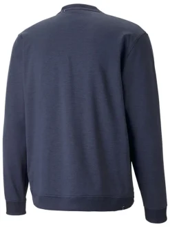 Puma X Arnold Palmer Cloudspun V-Neck Sweater - Navy Blazer Heather