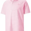 Puma X Arnold Palmer Mattr Traditions Polo - Pale Pink/Bright White