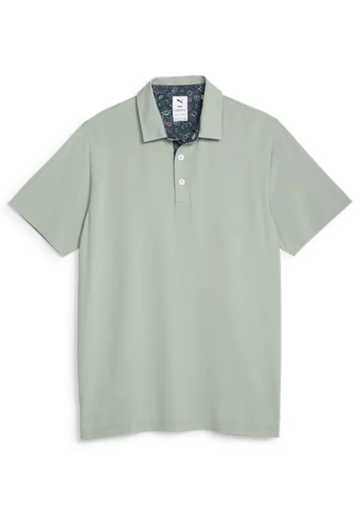 Puma X Liberty Solid Polo - Navy Blazer/Green Fog
