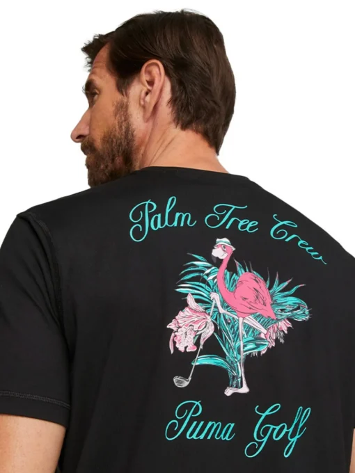 Puma X Palm Tree Crew Graphic Tee - Puma Black