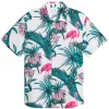 Puma X Palm Tree Crew Print Button Down Polo - White Glow/Charming Pink