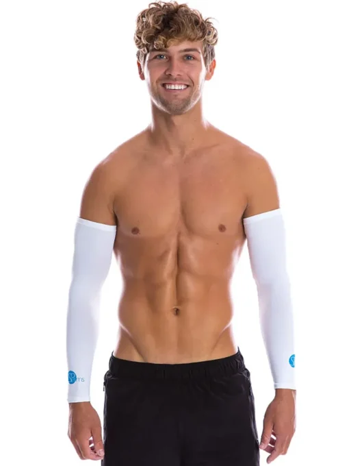 Sparms Sun Protection Arm Sleeves - White