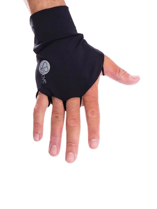 Sparms Sun Protection Palmless Gloves - Black