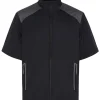 Sporte Leisure Men'S Extreme-Tec Short Sleeve Rain Jacket - Black