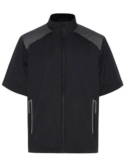 Sporte Leisure Men'S Extreme-Tec Short Sleeve Rain Jacket - Black