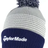Taylormade Bobble Beanie - Navy/Grey/White