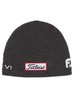 Titleist Merino Wool Beanie - Charcoal/White