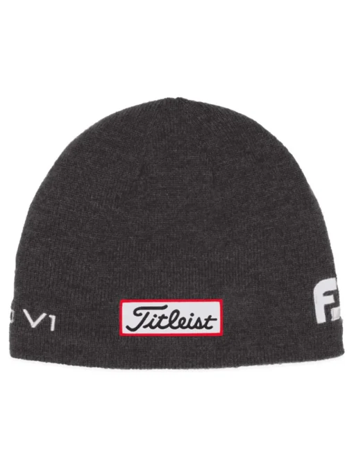 Titleist Merino Wool Beanie - Charcoal/White