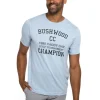 Travis Mathew Caddy Day T-Shirt - Heather Bel Air Blue