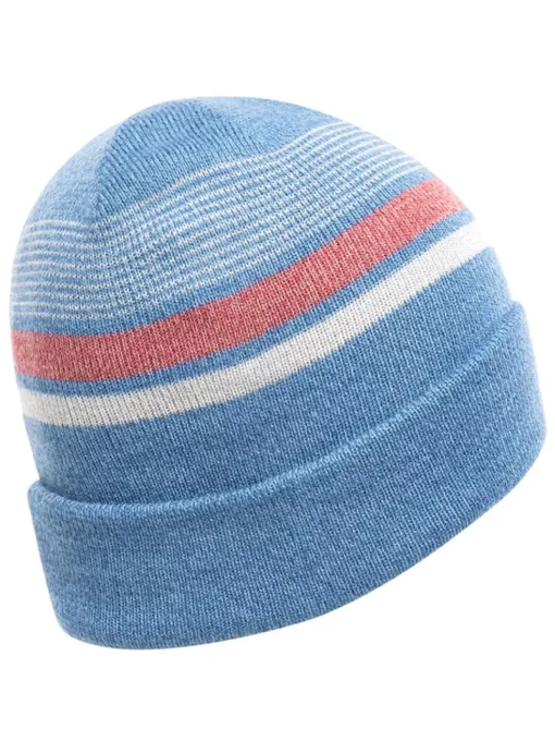 Travis Mathew Hurricane Beanie - Heather Mid Blue