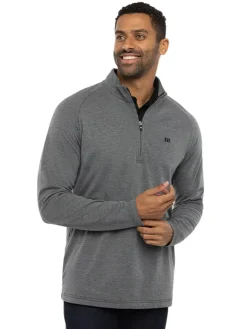 Travis Mathew Upgraded 1/4-Zip - Dark Grey