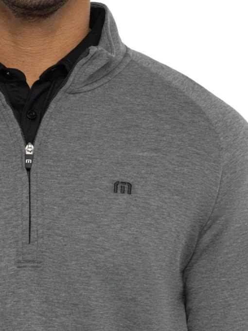 Travis Mathew Upgraded 1/4-Zip - Dark Grey