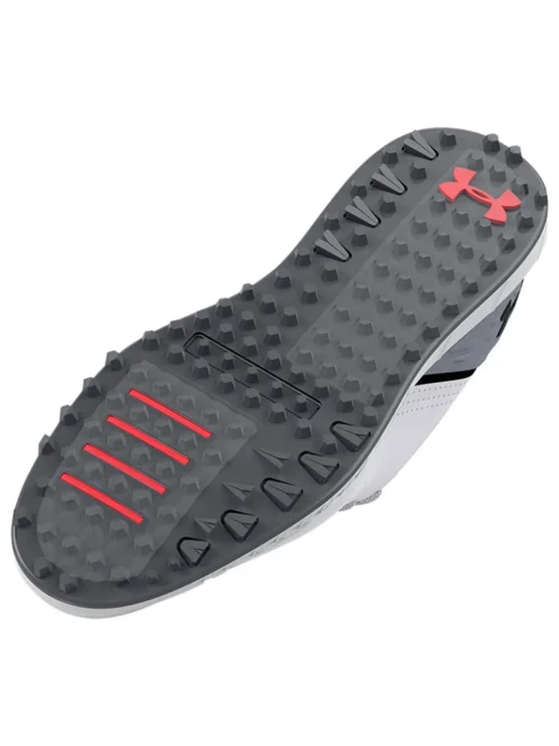 Under Armour Hovr Drive Spikeless Wide (E) Golf Shoes - White/Mod Grey