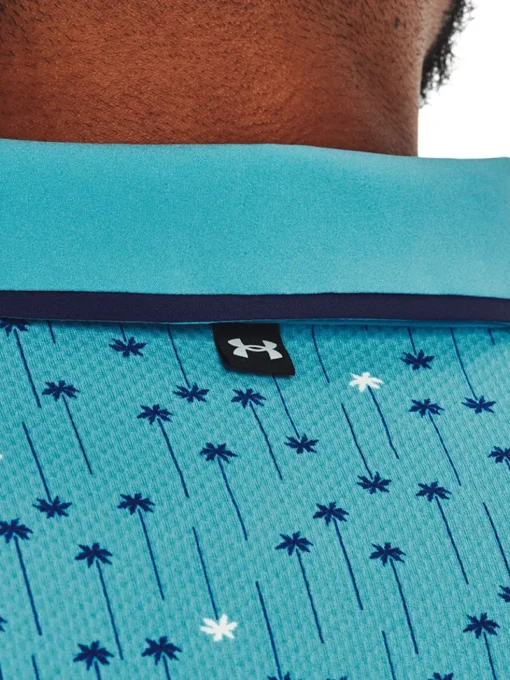 Under Armour Iso-Chill Edge Polo - Glacier Blue/Blue Mirage
