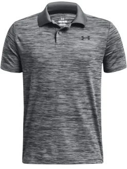 Under Armour Jr Boys Performance Polo - Pitch Grey