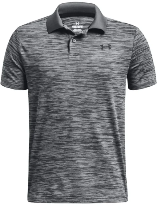 Under Armour Jr Boys Performance Polo - Pitch Grey