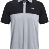 Under Armour Performance 3.0 Colourblock Polo - Steel/Black