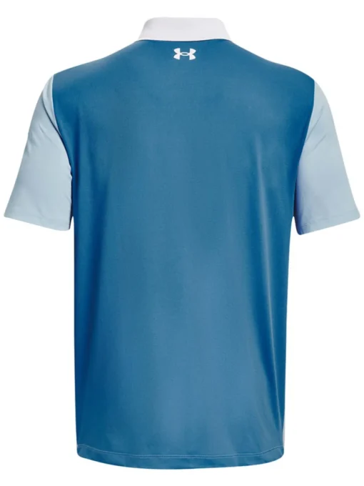 Under Armour Performance 3.0 Colourblock Polo - Blizzard/Cosmic Blue