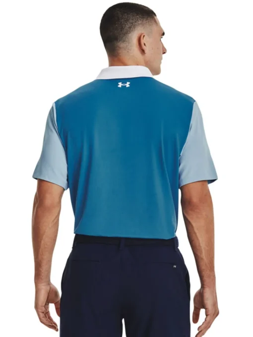 Under Armour Performance 3.0 Colourblock Polo - Blizzard/Cosmic Blue