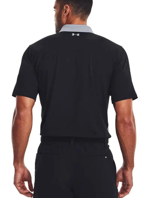 Under Armour Performance 3.0 Colourblock Polo - Steel/Black