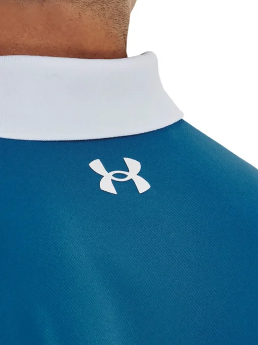 Under Armour Performance 3.0 Colourblock Polo - Blizzard/Cosmic Blue