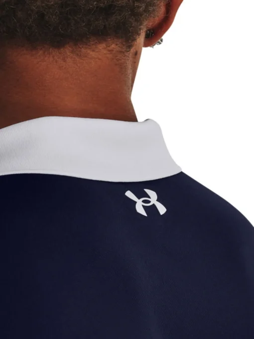 Under Armour Performance 3.0 Colourblock Polo - Venom Red/Midnight Navy