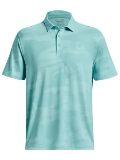 Under Armour Playoff 2.0 Jacquard Polo - Blue Foam