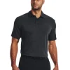 Under Armour Playoff 3.0 Stripe Polo - Black/Pitch Grey